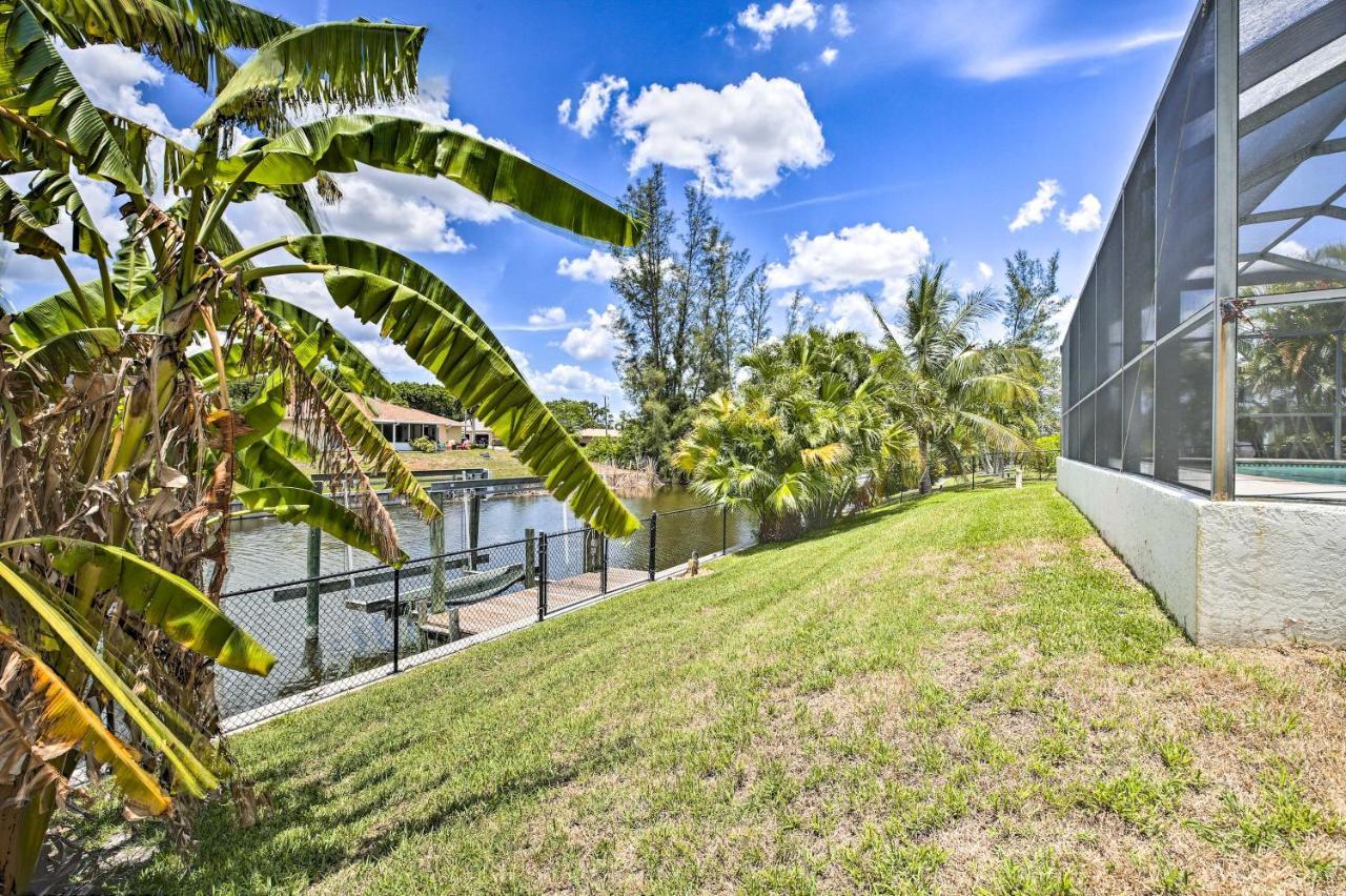 Cape Coral Canalfront Home With Pool And Dock Exterior foto